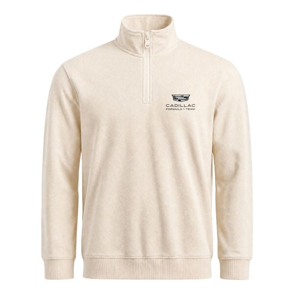 Cadillac Yarım Fermuarlı Sweatshirt