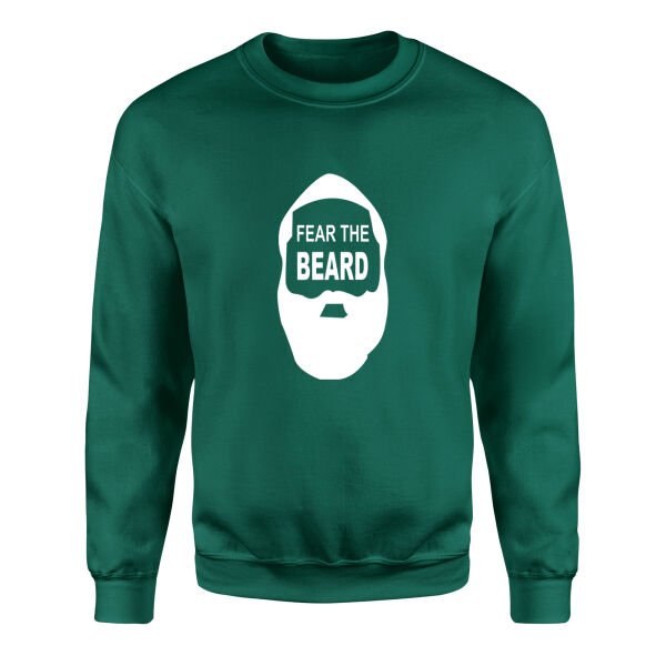 Fear the Beard | James Harden W Sweatshirt M - Nefti Yeşili
