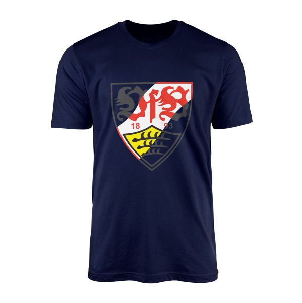 VfB Stuttgart Big Tişört L - İndigo Mavisi