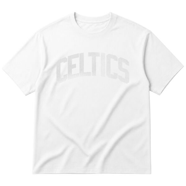 CELTICS Arch W Oversize Tişört L - Beyaz