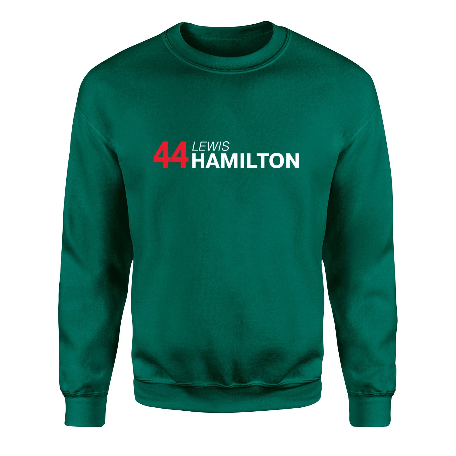 Lewis Hamilton 44 Sweatshirt XXL - Nefti Yeşili