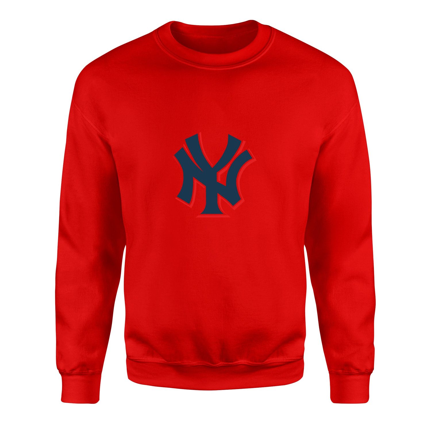 NY Yankees C Sweatshirt S - Kırmızı