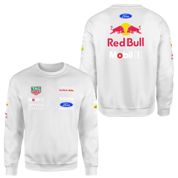 Oracle Red Bull Racing 2026 Teamline Sweatshirt M - Beyaz