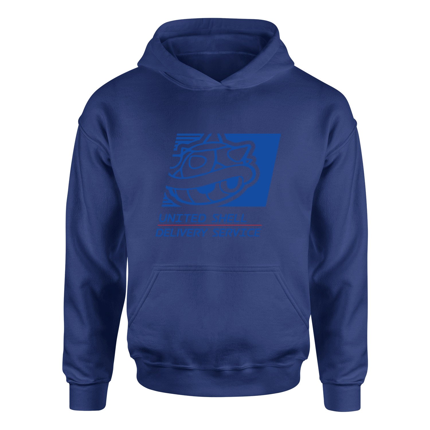 United Shell Delivery Service Hoodie XXL - İndigo Mavisi