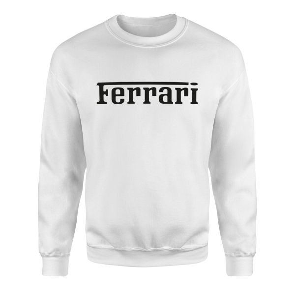 Ferrari Sweatshirt XL - Beyaz