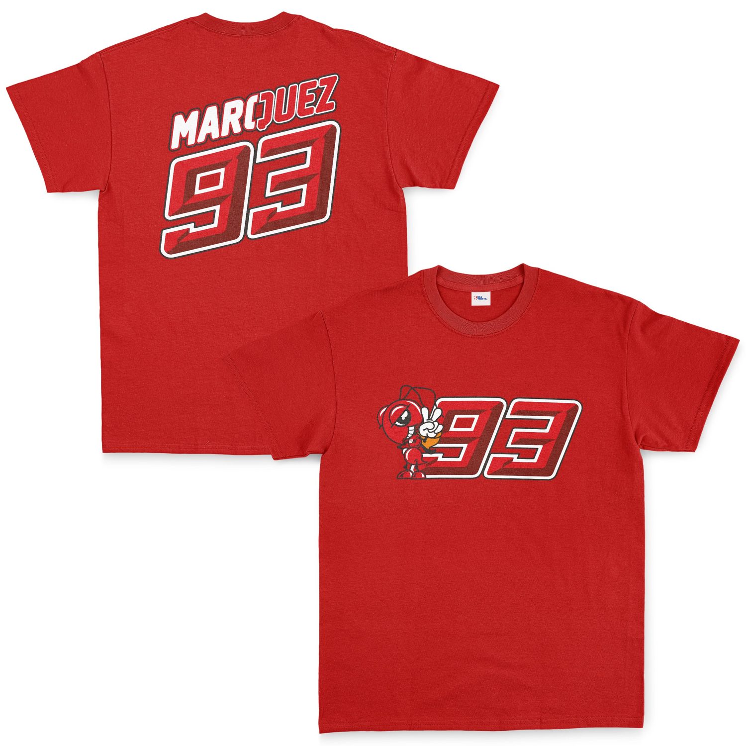 Marc Marquez 93 Tişört XXL - Kırmızı