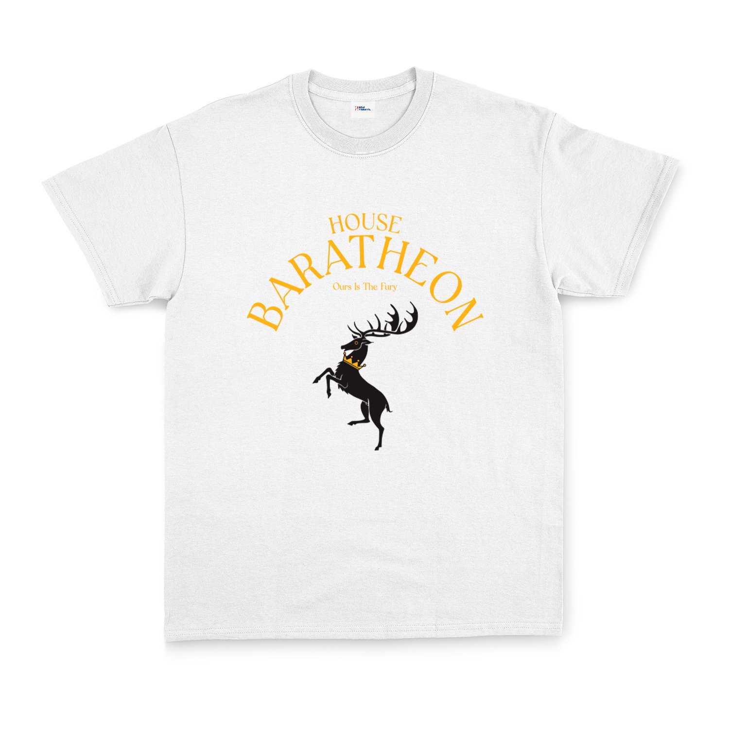 House Baratheon Tişört XL - Beyaz