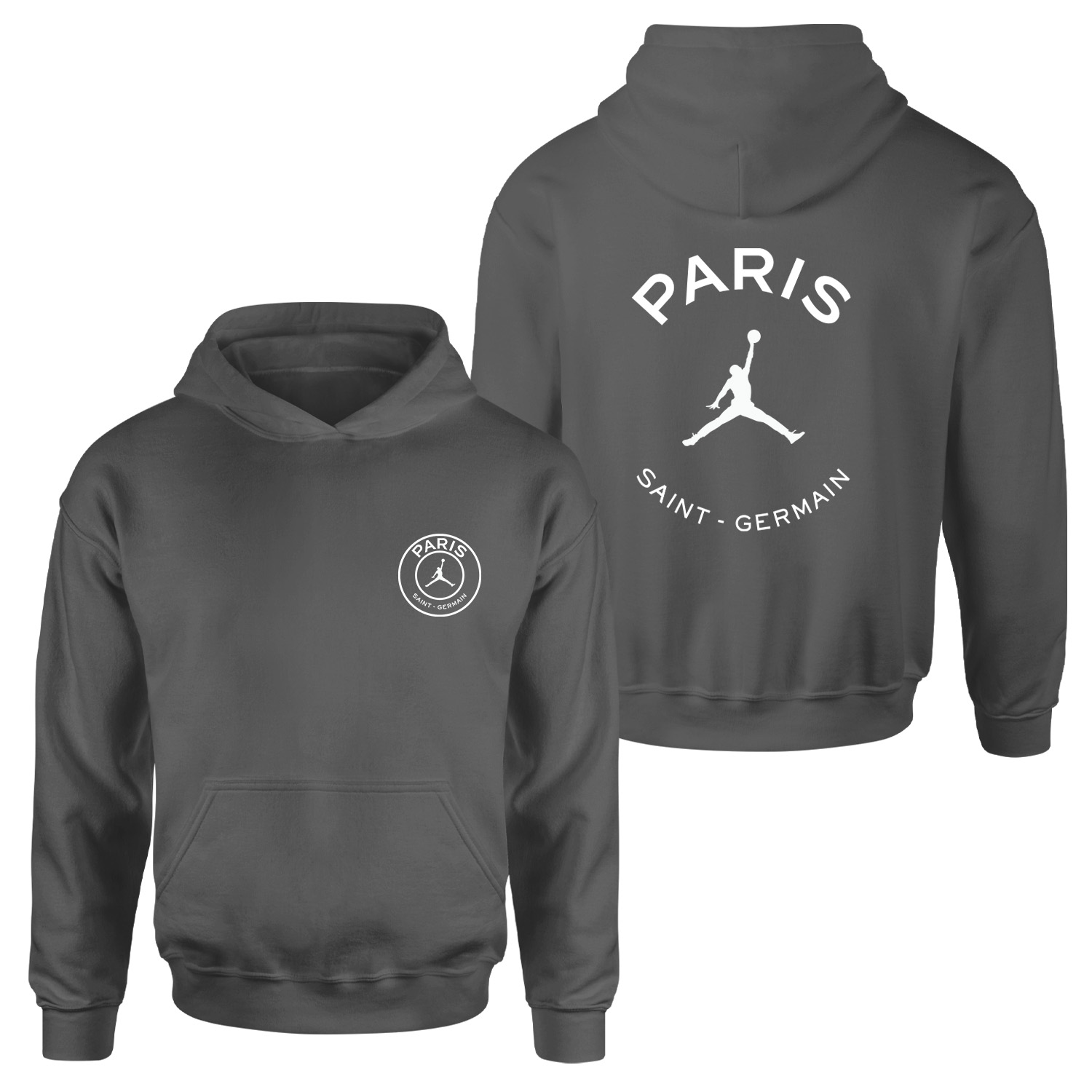 Air Jordan X Paris Saint Germain Hoodie S - Füme