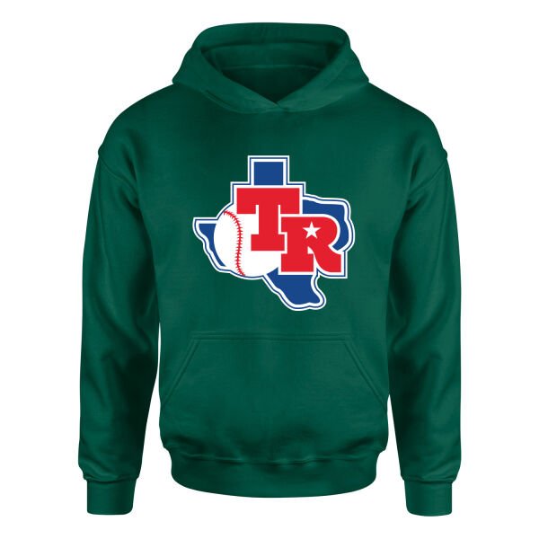 Texas Rangers TX Hoodie XL - Nefti Yeşili