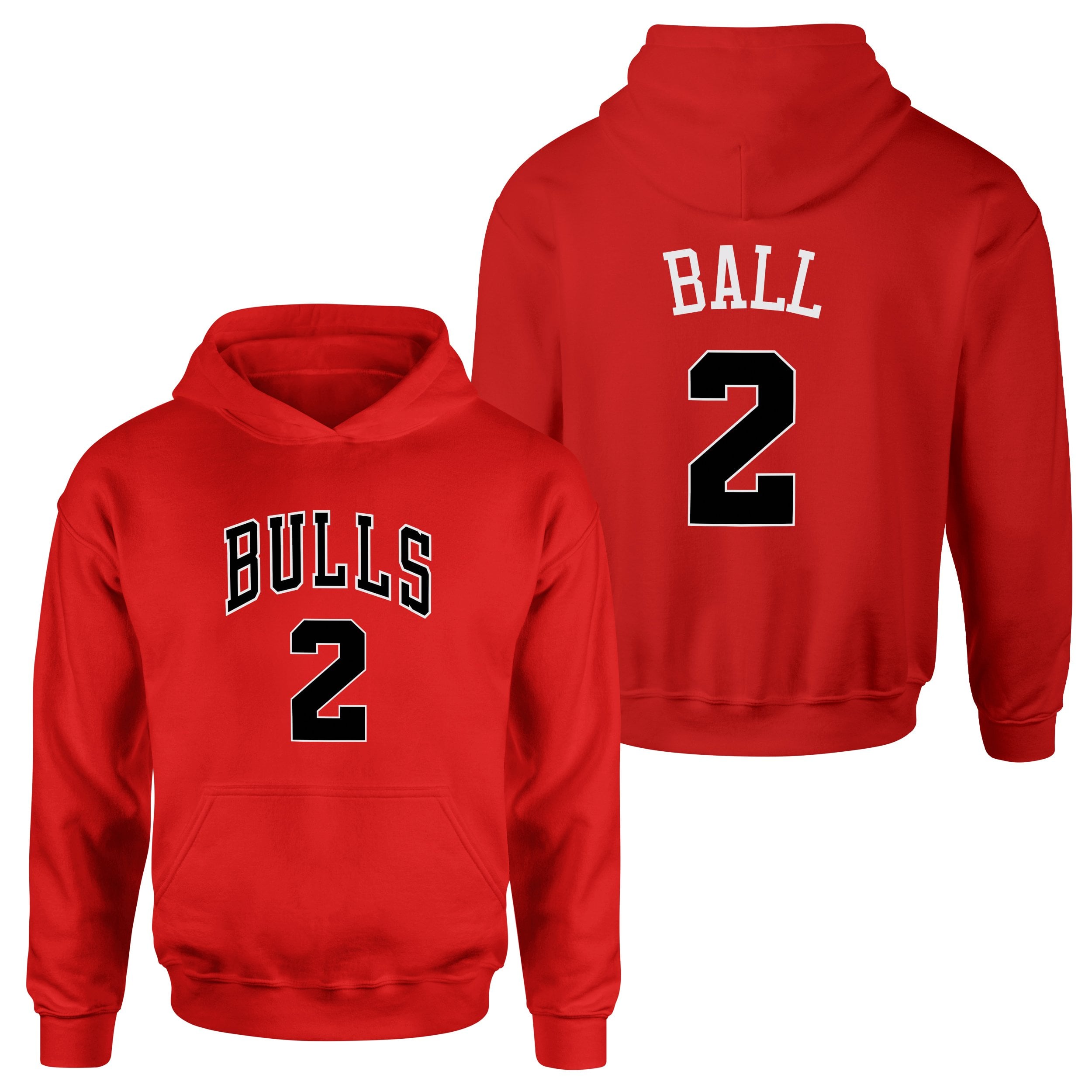 Lonzo Ball Forma Hoodie M - Kırmızı