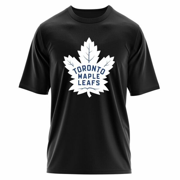 Toronto Maple Leafs Oversize Tişört L - Siyah