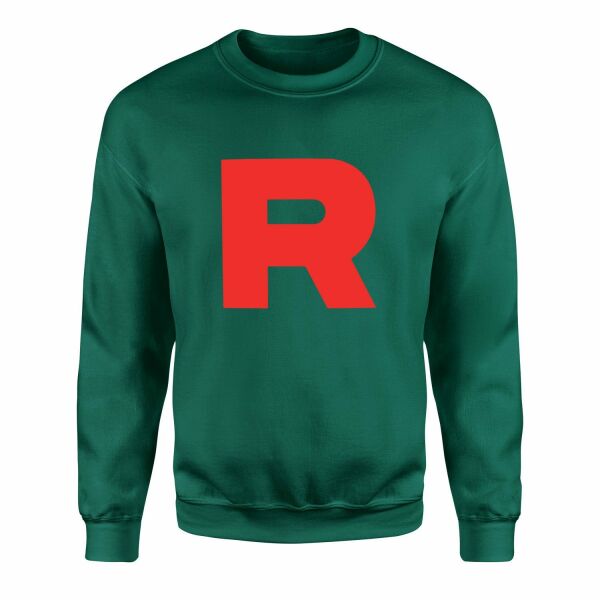 Team Rocket Sweatshirt L - Nefti Yeşili