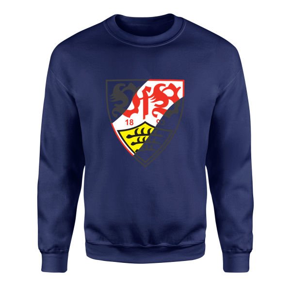 VfB Stuttgart Big Sweatshirt XL - İndigo Mavisi