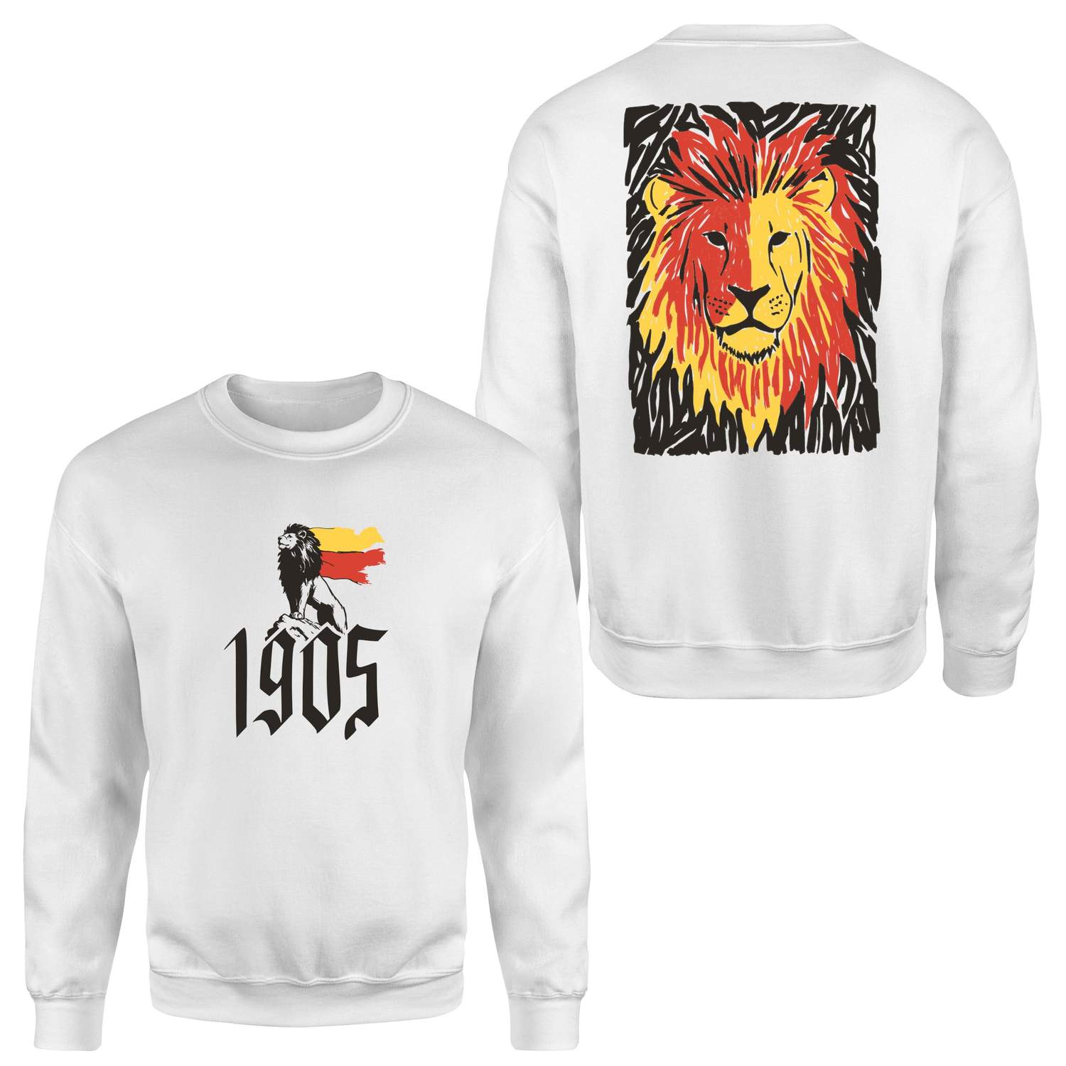 The Birth of a Lion Sweatshirt M - Beyaz