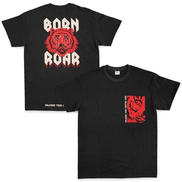 Unleash Your Fighting Soul | Tiger SE Tişört M - Siyah | OUTLET