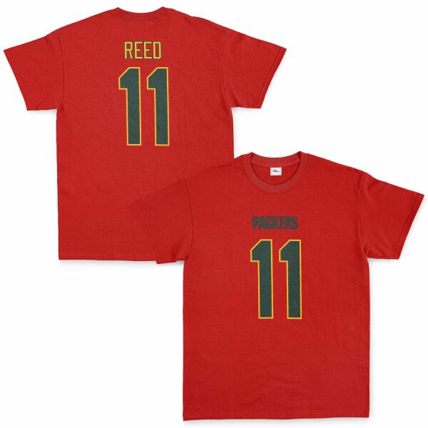 Jayden Reed Green Bay Packers Tişört M - Kırmızı