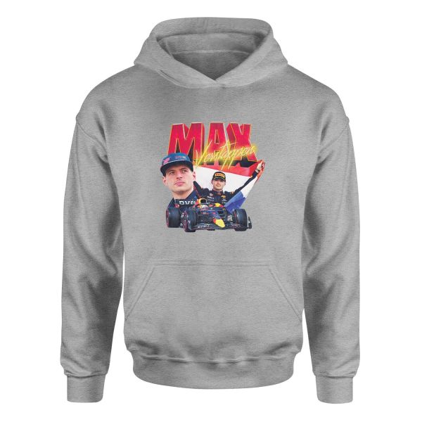 Max Verstappen Champion Hoodie XXL - Gri