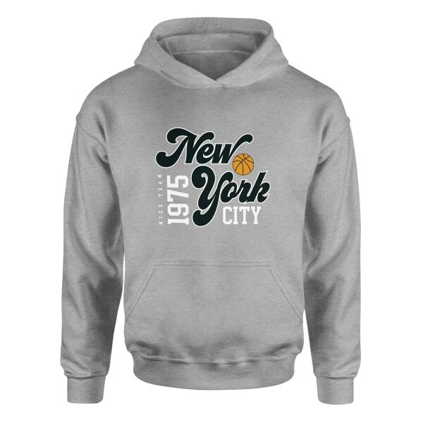 New York City 1975 Hoodie S - Gri