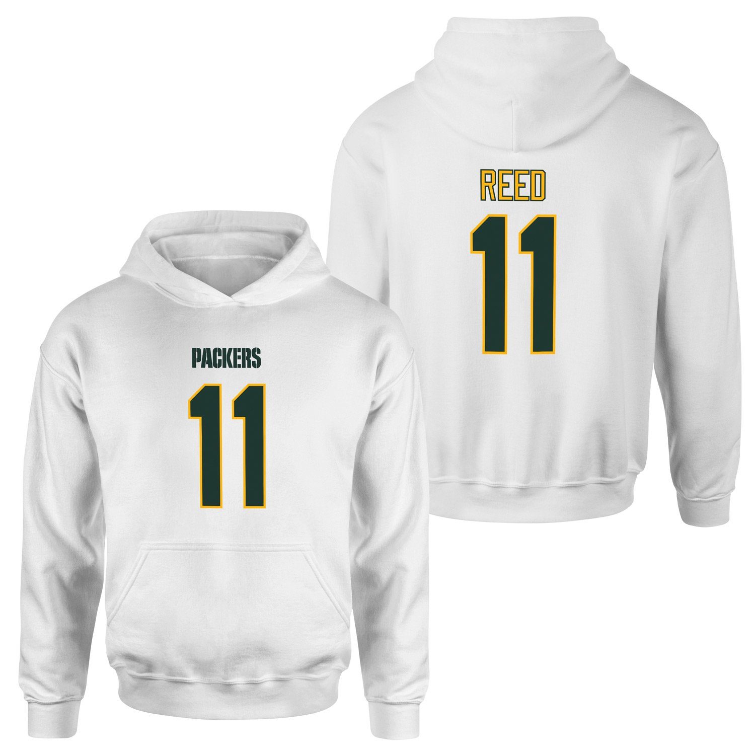 Jayden Reed Green Bay Packers Hoodie XXL - Beyaz