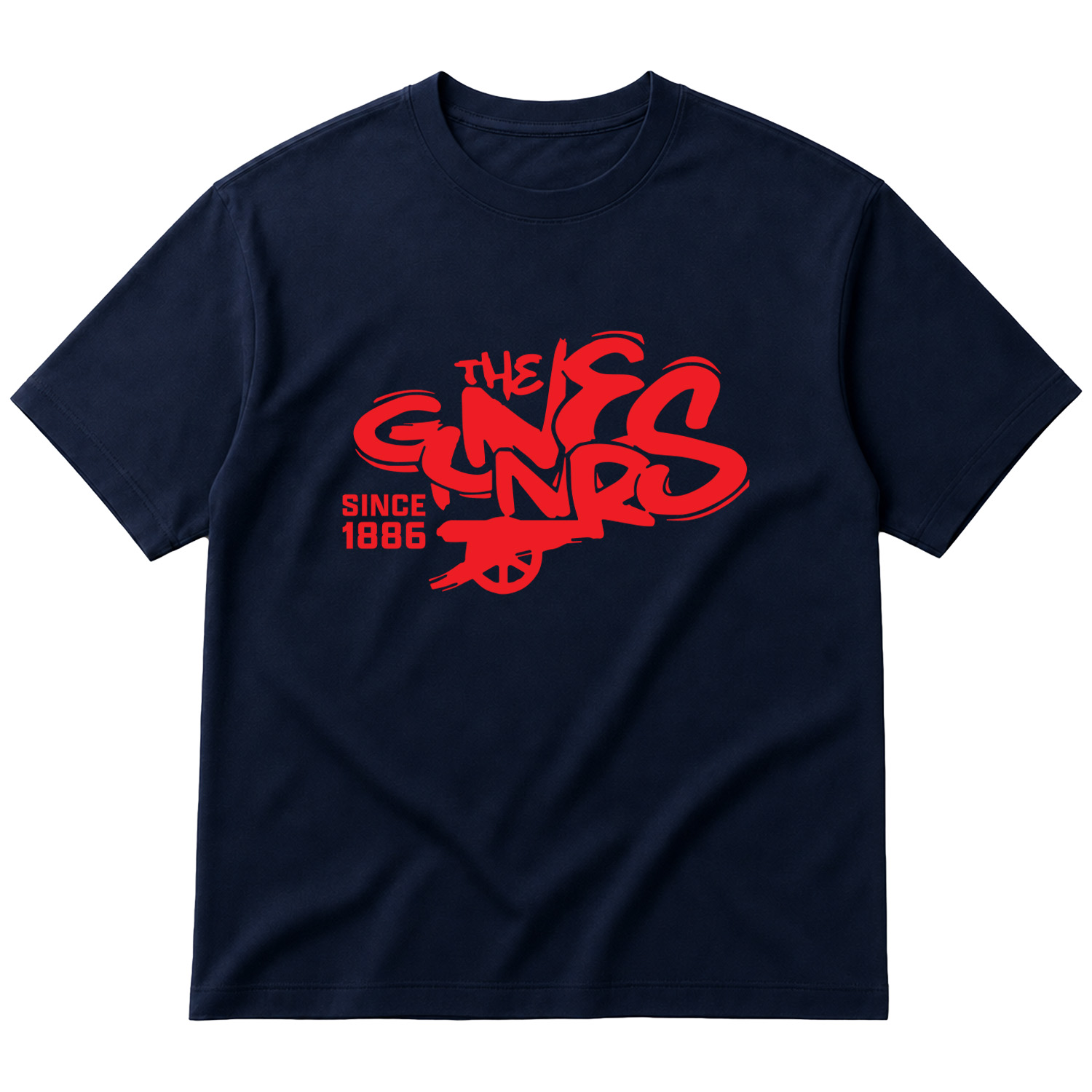 The Gunners Oversize Tişört M - İndigo Mavisi
