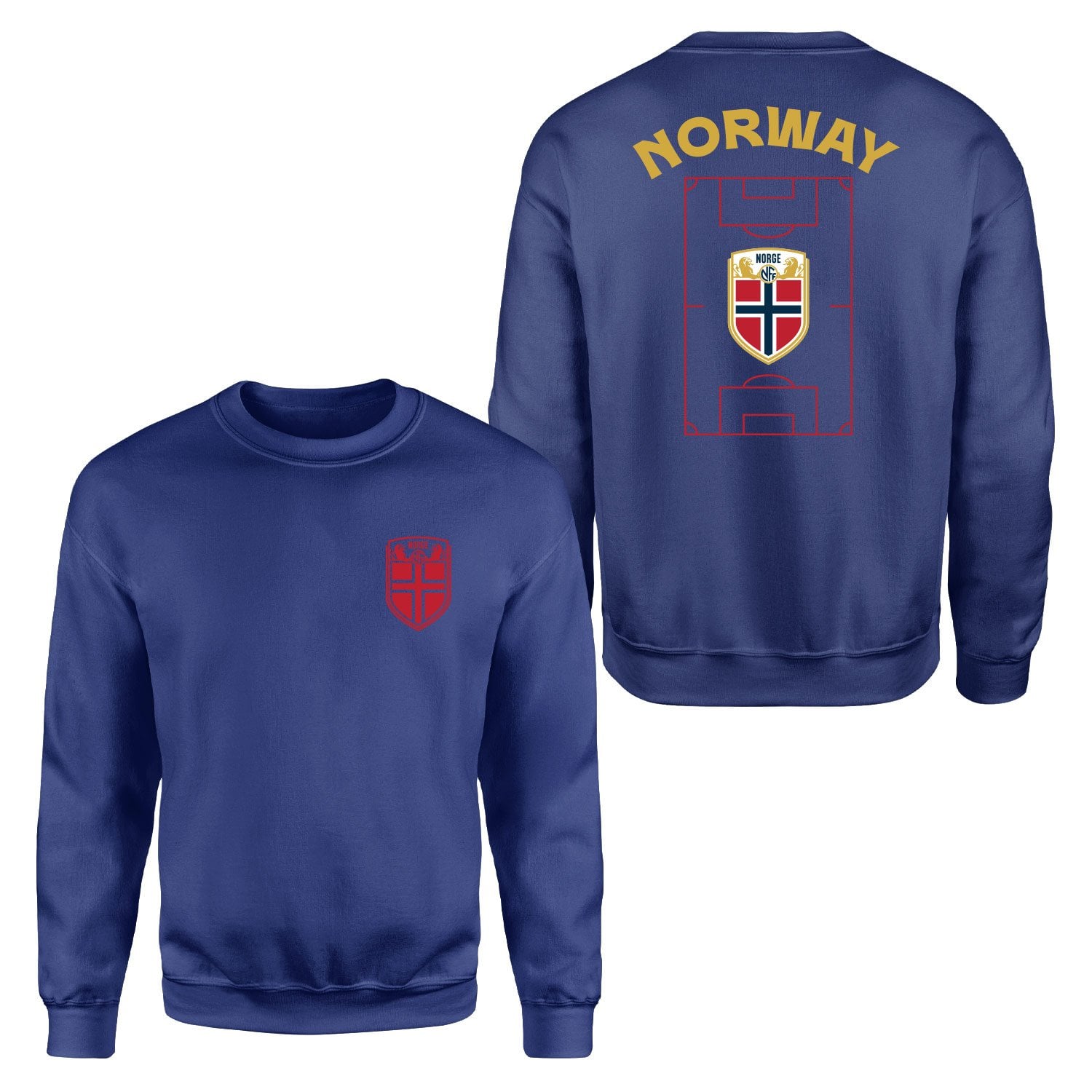 Norveç Dünya Kupası 2026 Sweatshirt M - İndigo Mavisi