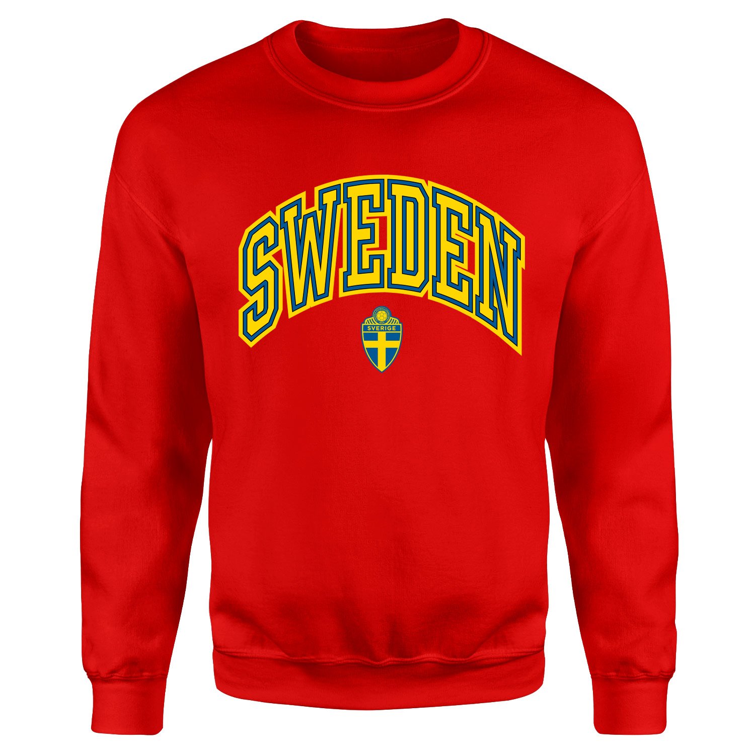 İsveç 2026 Varsity Sweatshirt M - Kırmızı