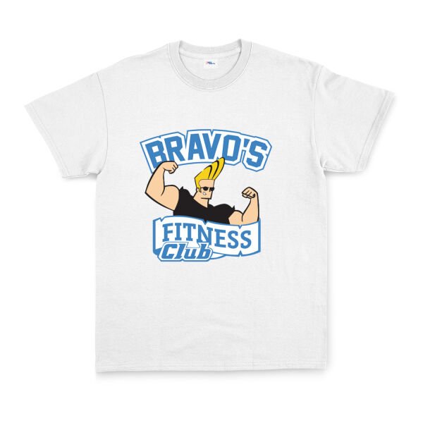 Bravo’s Fitness Club Tişört XL - Beyaz