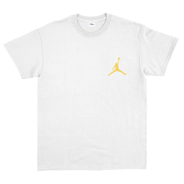 Air Jordan Gold Stroked Tişört S - Beyaz