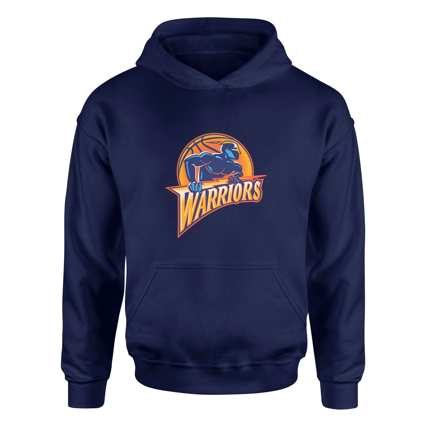 Warriors Retro Hoodie XL - İndigo Mavisi