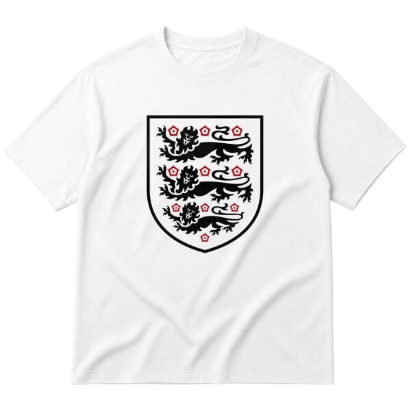 Three Lions Shield Oversize Tişört