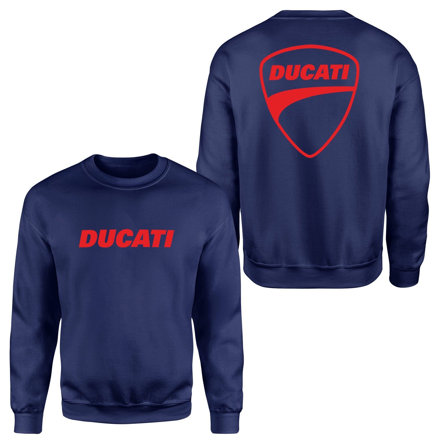 Ducati Italian Thunder Sweatshirt XXL - İndigo Mavisi