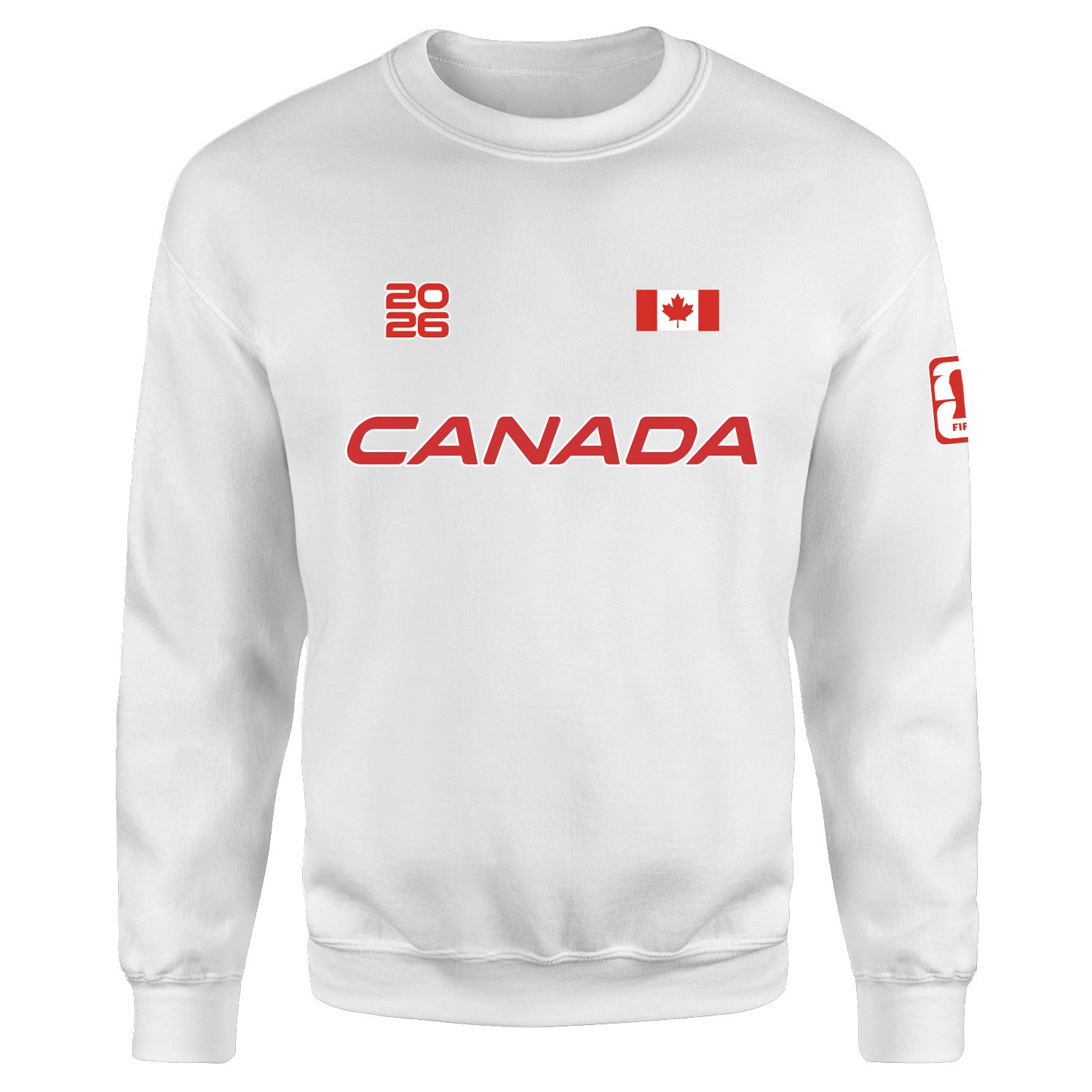 Kanada 2026 Sweatshirt L - Beyaz