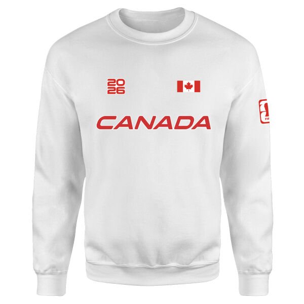 Kanada 2026 Sweatshirt L - Beyaz