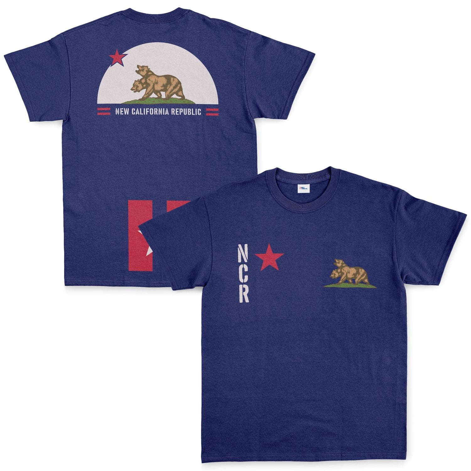 New California Republic NCR Star Edition Tişört S - İndigo Mavisi