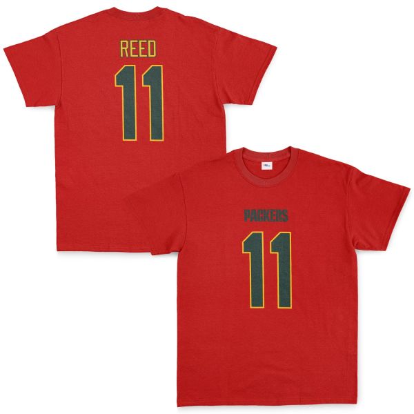 Jayden Reed Green Bay Packers Tişört XL - Kırmızı