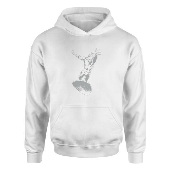 Silver S Hoodie M - Beyaz