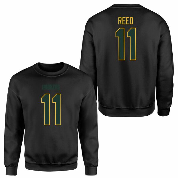 Jayden Reed Green Bay Packers Sweatshirt L - Siyah