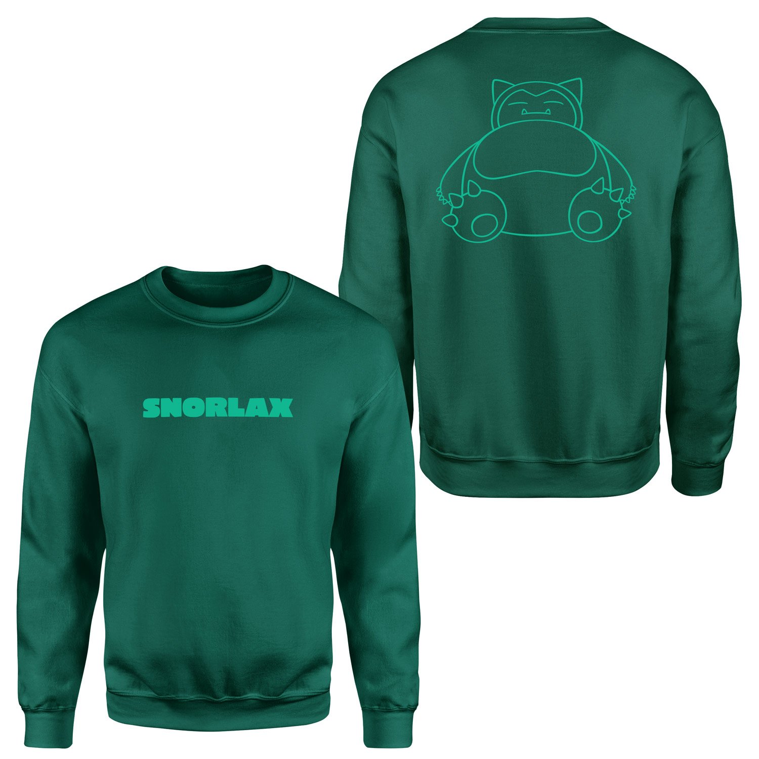 Snorlax SE Sweatshirt S - Nefti Yeşili