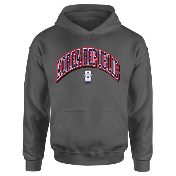 Kore Cumhuriyeti 2026 Varsity Hoodie S - Füme
