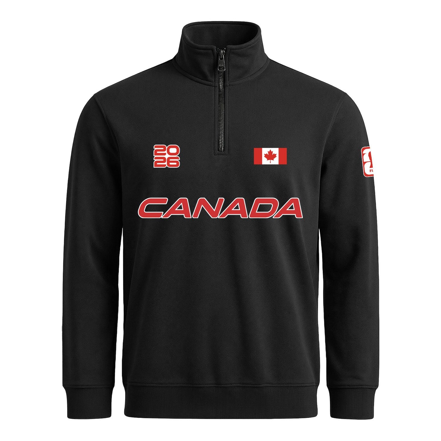 Kanada 2026 Yarım Fermuarlı Sweatshirt