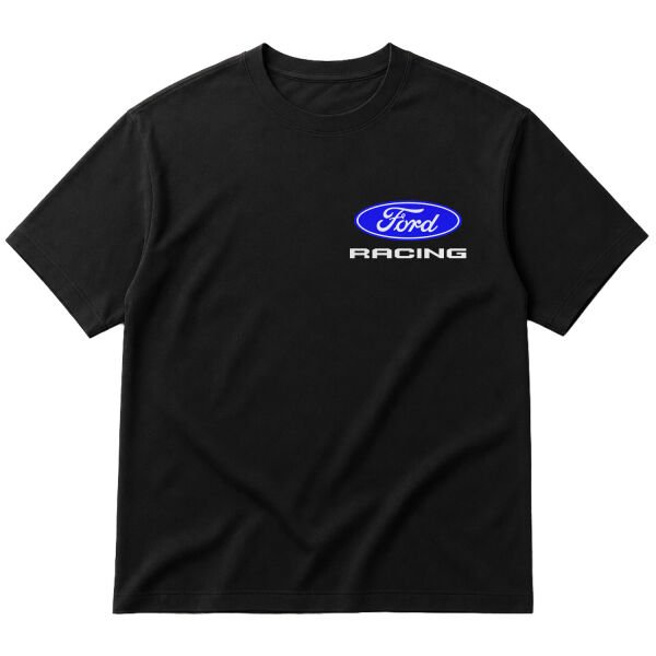 Ford Racing Oversize Tişört M - Siyah