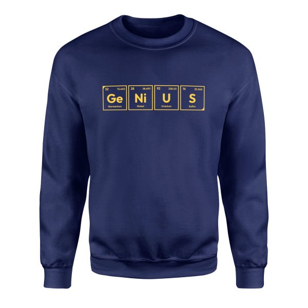 GeNiUS Sweatshirt S - Lacivert