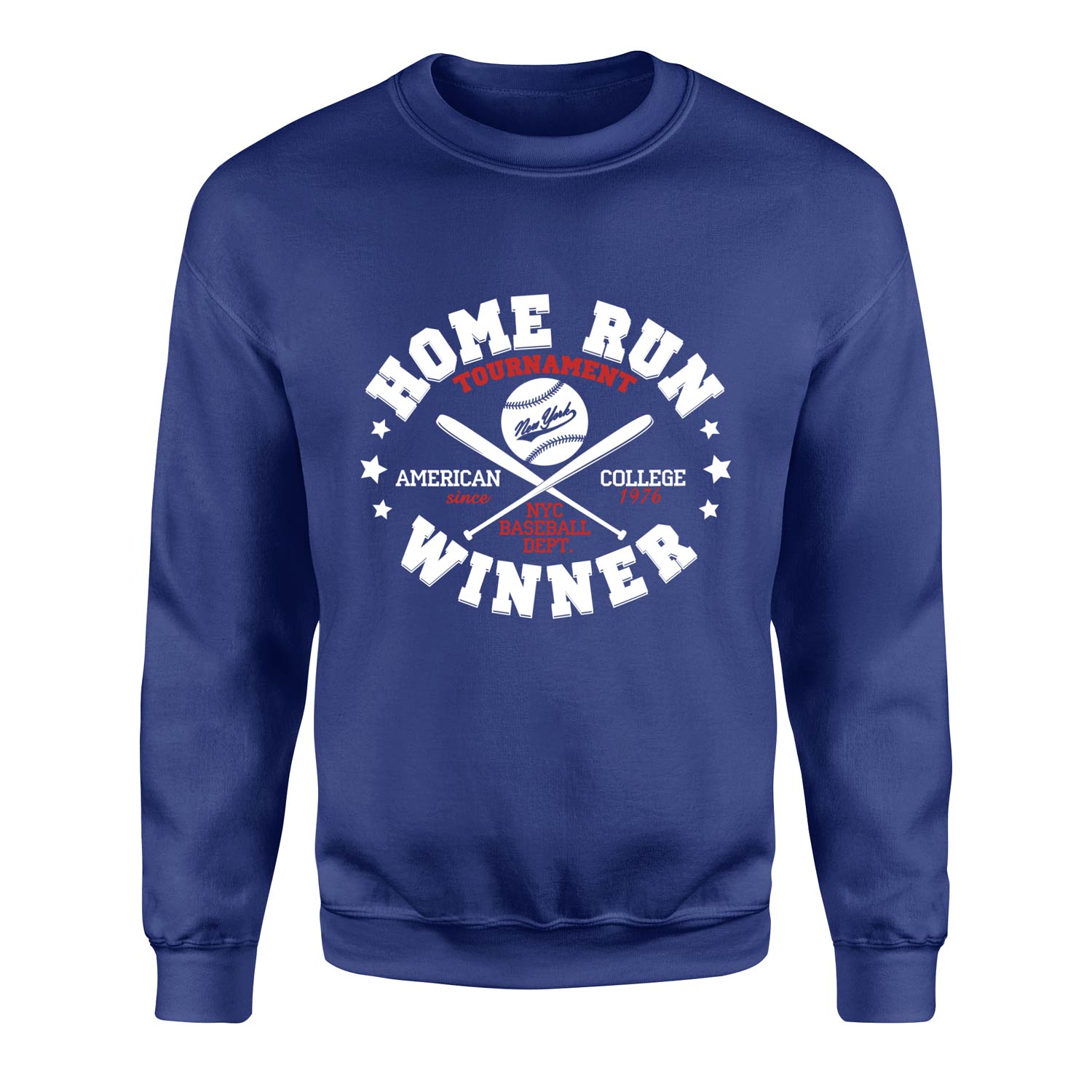 Home Run Winner Sweatshirt XL - İndigo Mavisi