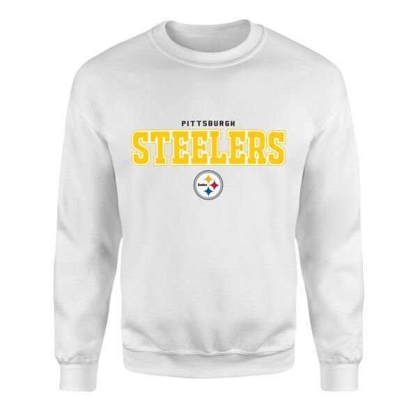 Pittsburgh Steelers B Sweatshirt M - Beyaz