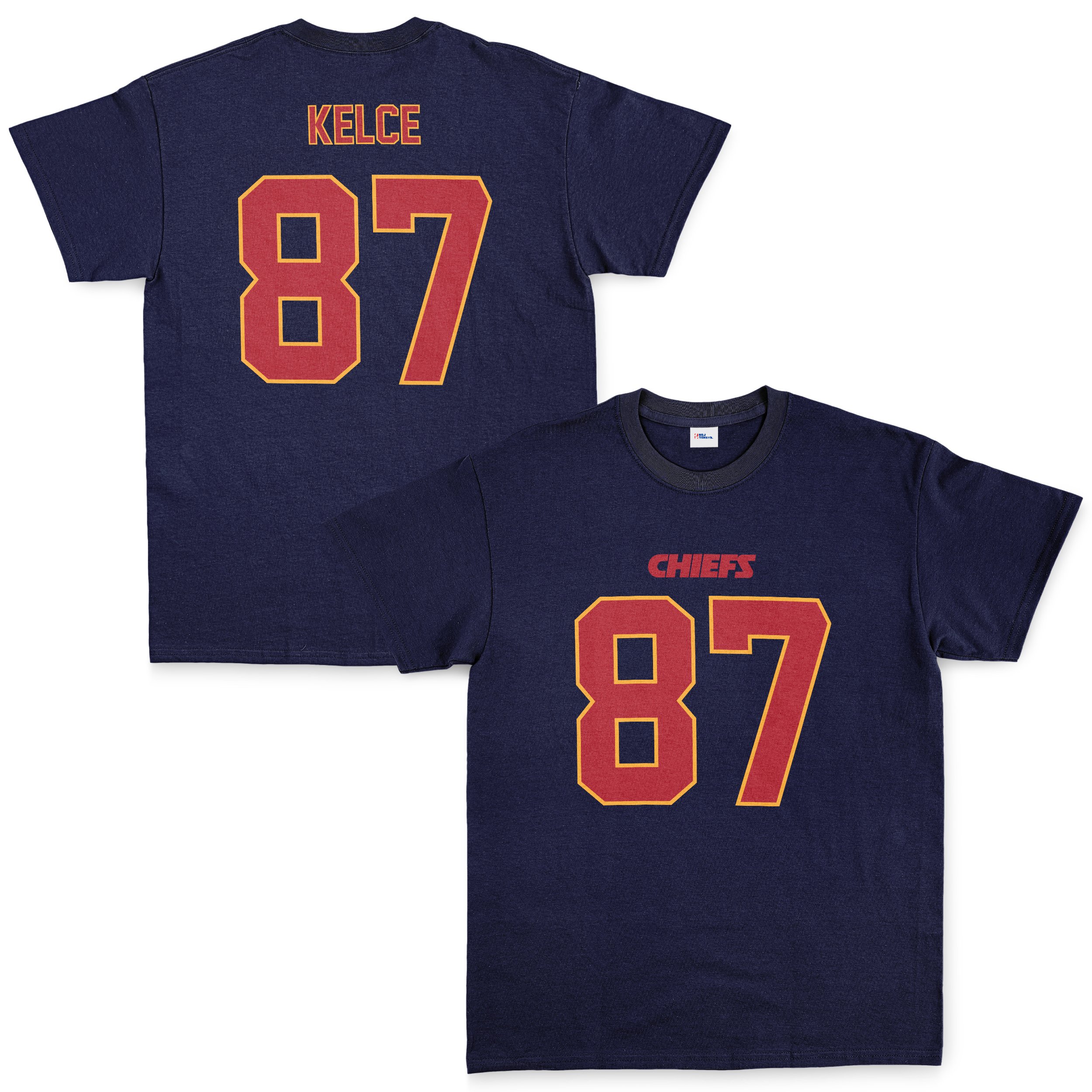 Travis Kelce Kansas City Chiefs Tişört S - Lacivert