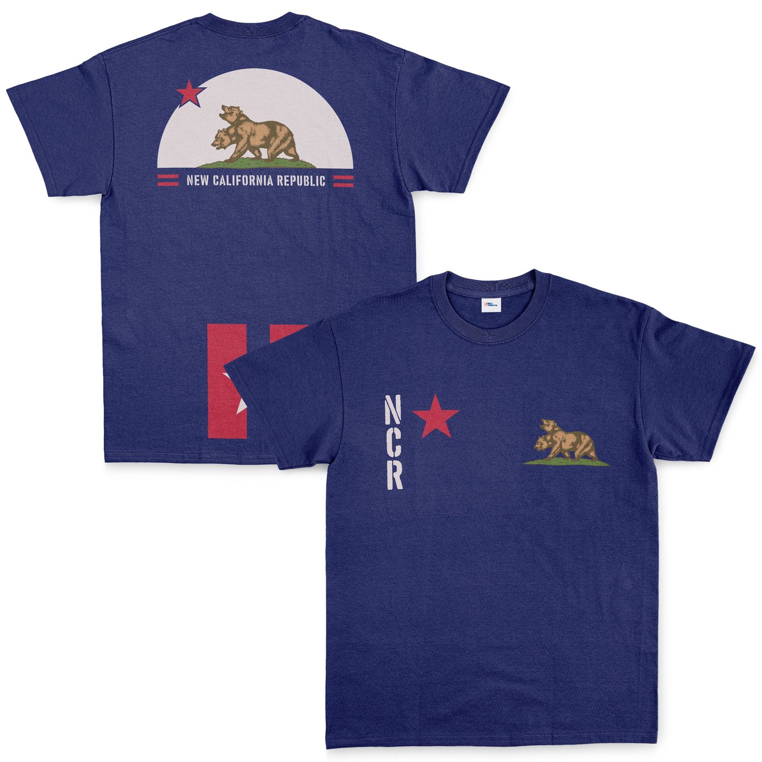 New California Republic NCR Star Edition Tişört M - İndigo Mavisi