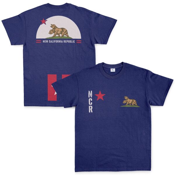 New California Republic NCR Star Edition Tişört M - İndigo Mavisi