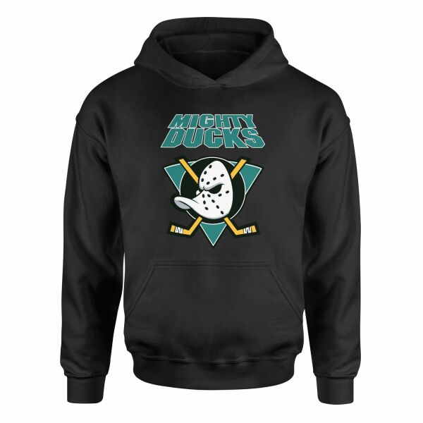 Mighty Ducks Retro Hoodie XL - Siyah