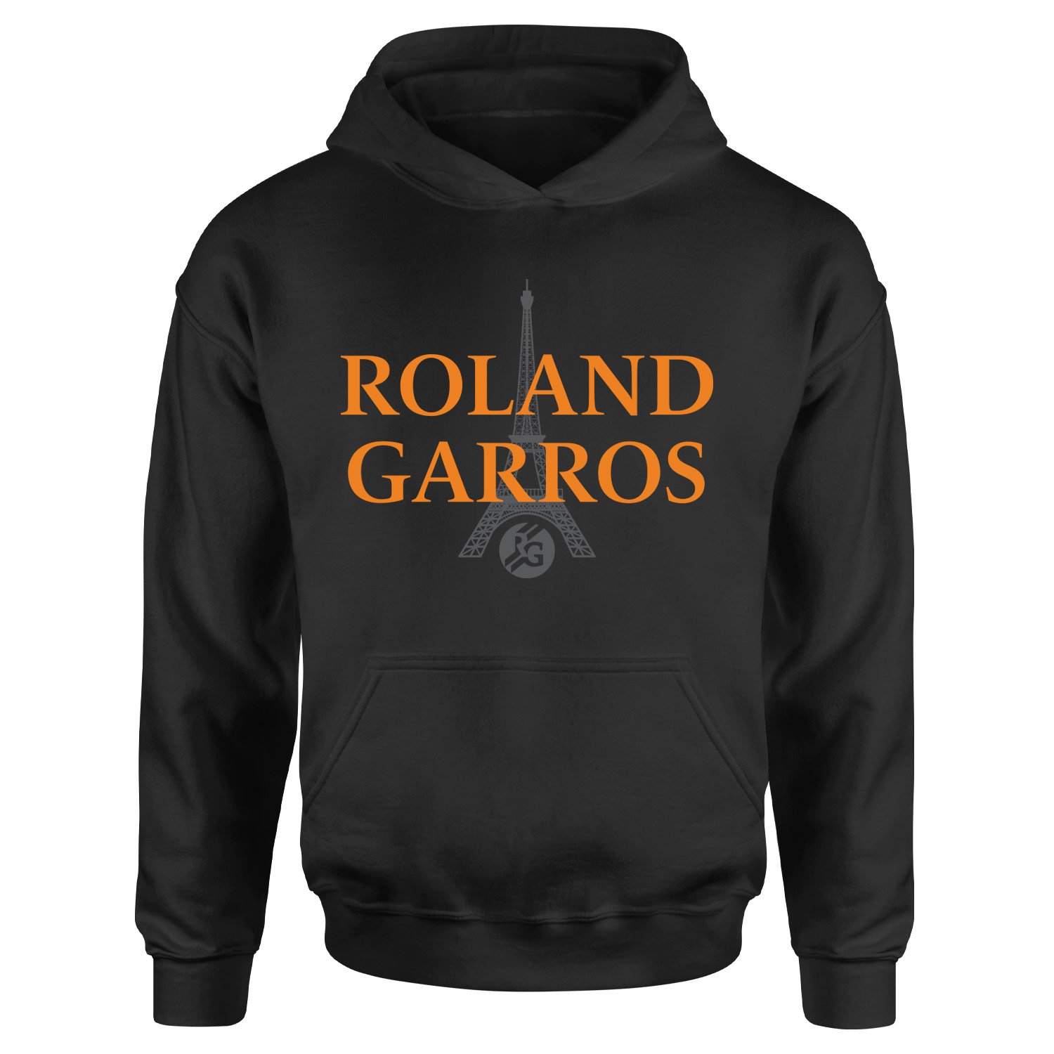 Roland Garros 2026 Casual Hoodie L - Siyah