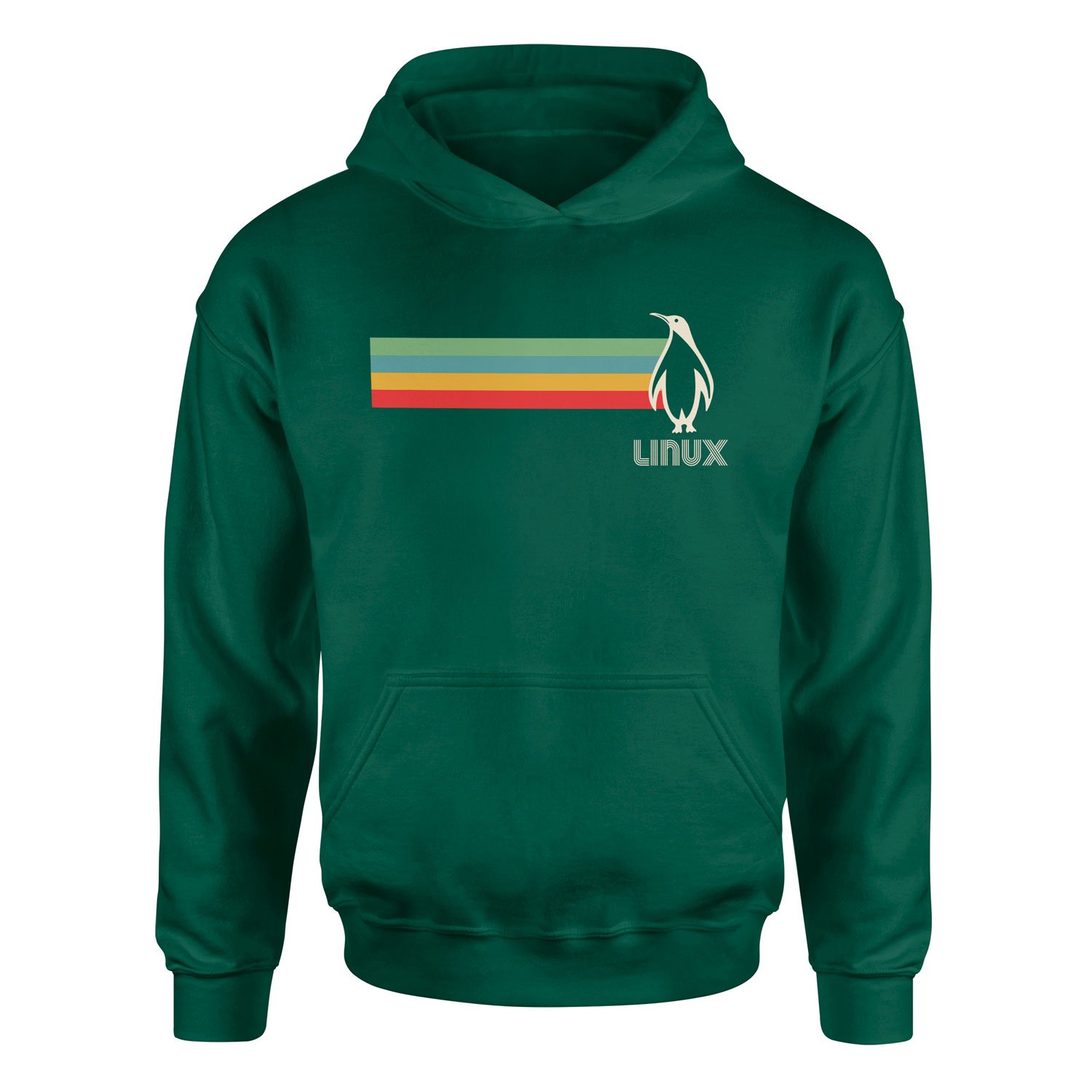 LINUX Hoodie XXL - Nefti Yeşili